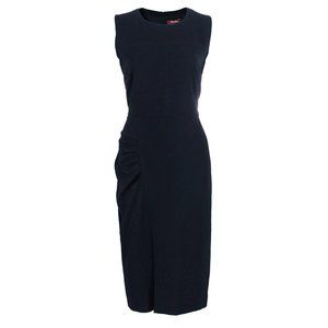 Max Mara Studio Black Alpe Sleeveless Dress